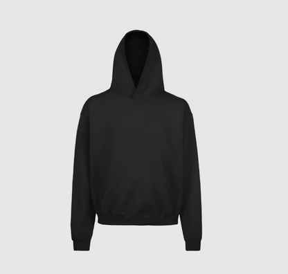 Black Oversized Hoodie.