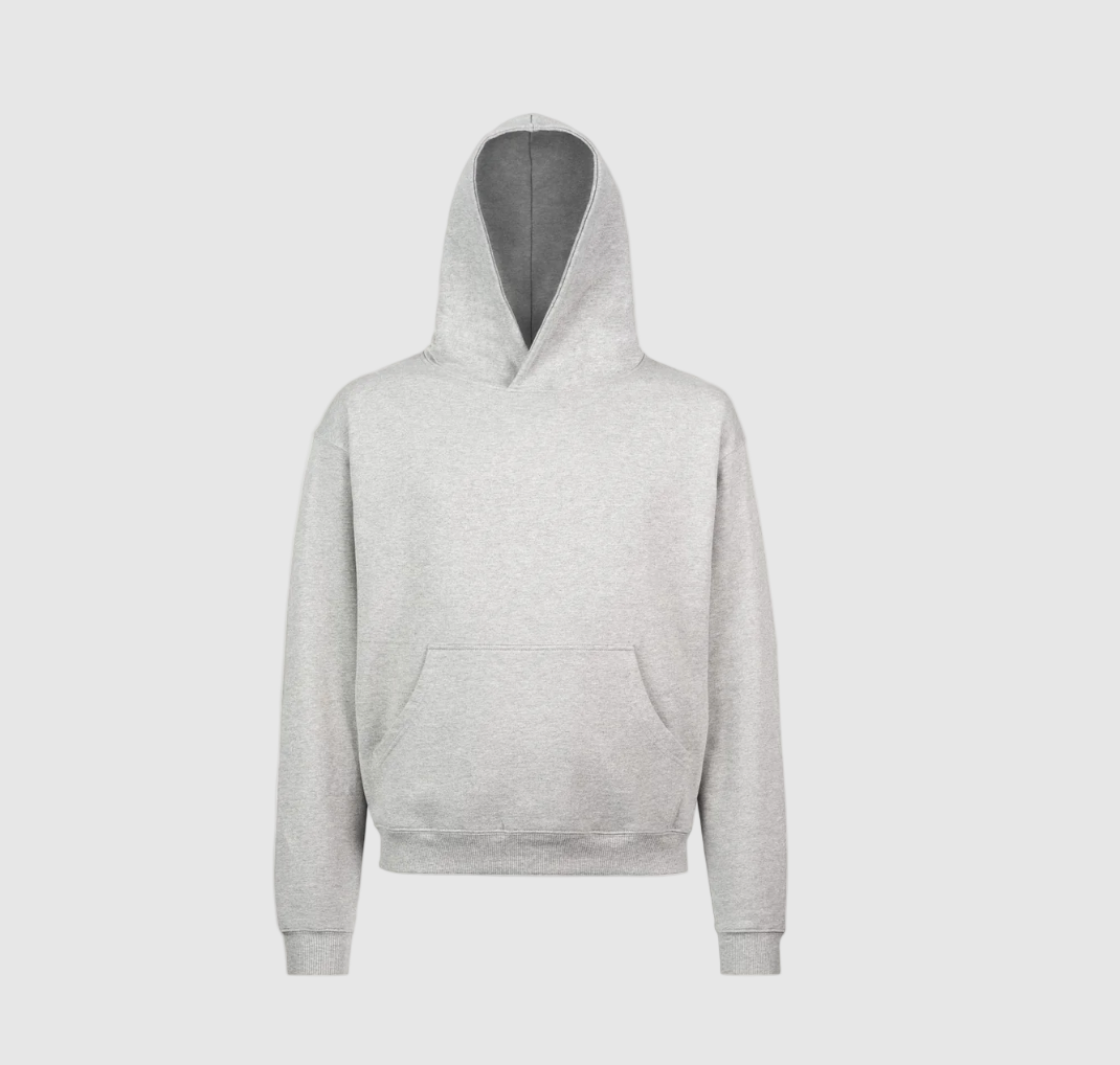 Light Grey Marl Oversized Hoodie.