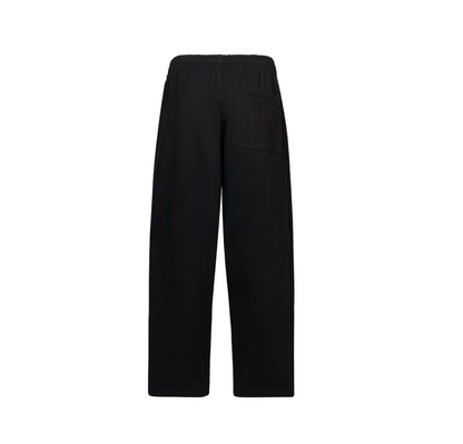Black Straight-Leg Relaxed Sweatpants.